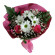 bouquet of roses with chrysanthemum. Saint Petersburg